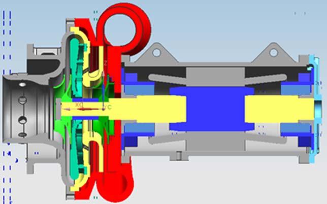 Initial inline concept for high-speed direct-drive compressor