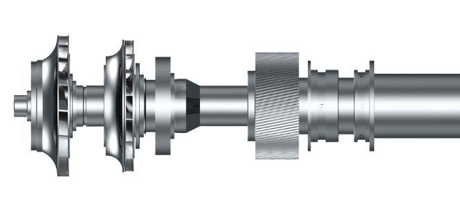 Typical design Unique Self-Balanced thrust forces Structure Less axial