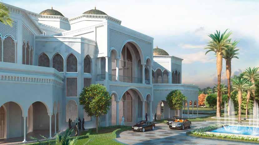 Magnificent oriental architecture with the appropriate level of technical luxury the Al Wajba Palace in Qatar Projects 12 TECHNICAL COMFORT BEFITTING THE SURROUNDINGS Building functions meet luxury