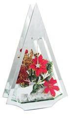 BCXP Christmas tree shaped glass