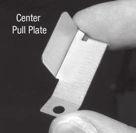 Install the Center Pull Plate Split Stack Only Measure and