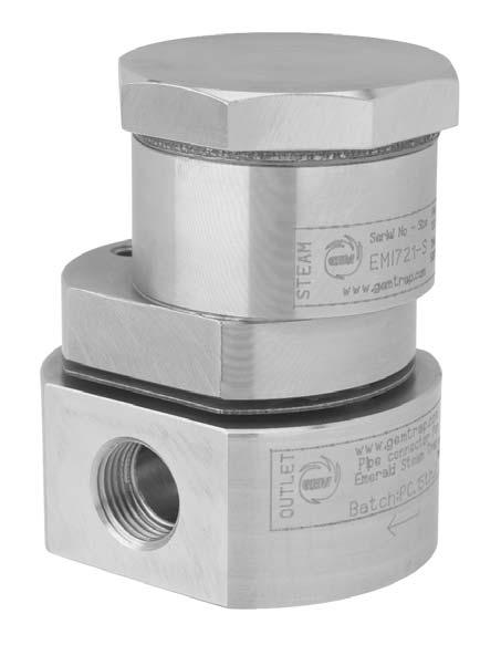 EMERALD TRAPS FOR BOLT ON QUICK FIT PIPELINE CONNECTORS 6 Rating: 100 bar (1450 psi) 500 C Existing Connector: If a universal pipeline connector is already fitted, installation simply requires the