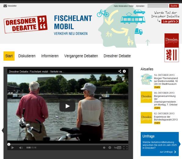 Online-Debate www.dresdner-debatte.de - participation: ca.