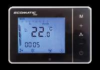 10. COTROL ELEMETS RD Programmable thermostat Programmable chrono-thermostat with high accuracy controls set temperature in a room, enables to program operation of