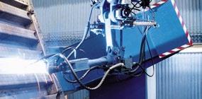 12 Getinge GEV TS Series Terminal Sterilizers SAFEGUARDING YOUR INVESTMENT Robotic welding is used wherever possible to provide a high level of consistency and accuracy.