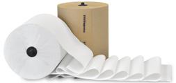 HC TM Controlled Use Roll Towels Feet Rolls Cases Feet Item # Description per Roll per Case per Pallet per Case 813-BP White High Capacity Roll Towels 1,000 6 55 6,000 813-NP Natural High Capacity