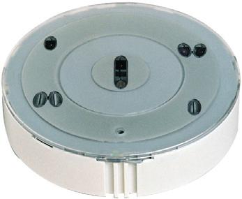 Detector, white - FCP-O 500-P Conventional Optical Fire Detector, transparent with color toning inserts - FCP-OC 500