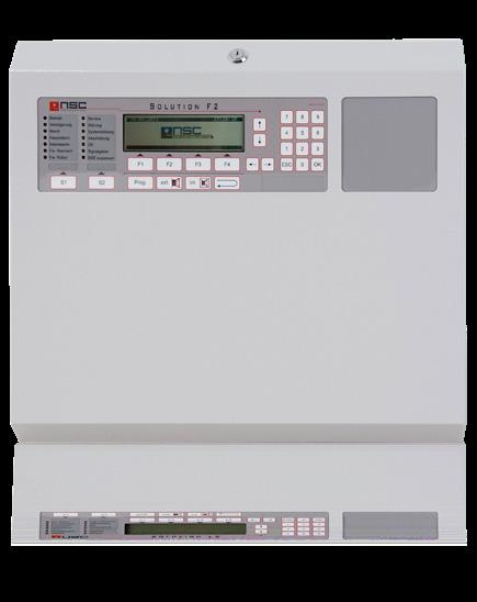 The Fire Alarm Control Panel Solution F2 Solution F2 in B2 enclosure (B01090-00) The Concept The Solution F2 Fire Control Panel is a new generation, extendable and ultra modern Fire Control Panel for