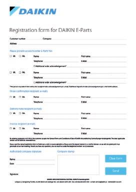 Daikin office Always accessible for you You can login directly or visit the E-Parts