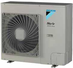 AZAS-MV1/MY1 Sky Air Active-series Ideal solution for small shops High efficiency: Energy labels up to A+ (cooling) /A (heating) compressor offers substantial efficiency improvements Very compact and