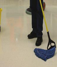 Vacuum and remove walk-off mats. 5 6 Dust mop the entire floor.