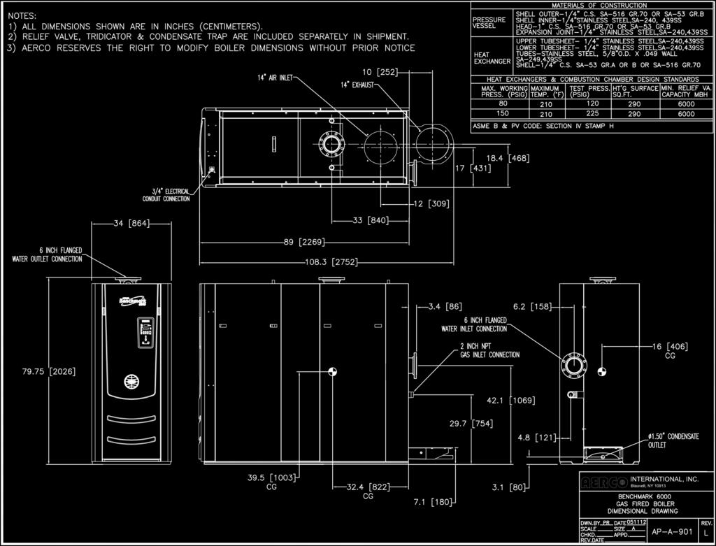 APPENDIX A: DIMENSIONAL AND CLEARANCE DRAWINGS Appendix A: Dimensional and Clearance Drawings Drawing