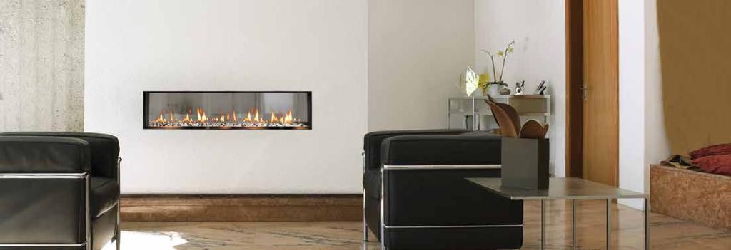 FORTY8 SLIM-LINE BUILT-IN FIREPLACE (4 FT) FORTY8 SEE-THRU Built-in Gas Fireplace This subtle 4 ft fireplace, Single-Sided or See-Thru, adds contemporary ambiance to a variety of room settings.