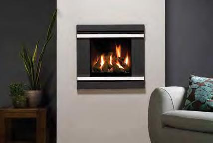 driftwood log fire. Whatever your choice, the Spectrum s stylish black frame with polished steel highlights will be sure to impress. Riva 53 X 72% 4.90kW 3 7 760 x 729 Riva 53 - Balanced Flue X 78% 5.