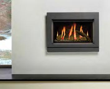 The realistic gas fires (driftwood for the 53 and logs for the 67) are teamed with an exceptionally efficient convection system that produces up to 5.