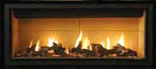 30kW is offered by the Open Fronted models whilst the Glass Fronted fires produce up to 6.97kW.