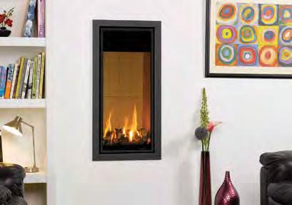 Studio 22 Studio 22 Profil in Anthracite Studio 22 Verve in Graphite, shown with Burnt Sienna fire surround tiles Studio 22 Bauhaus in Polished Stainless Steel shown with Studio Black 22 Galaxy