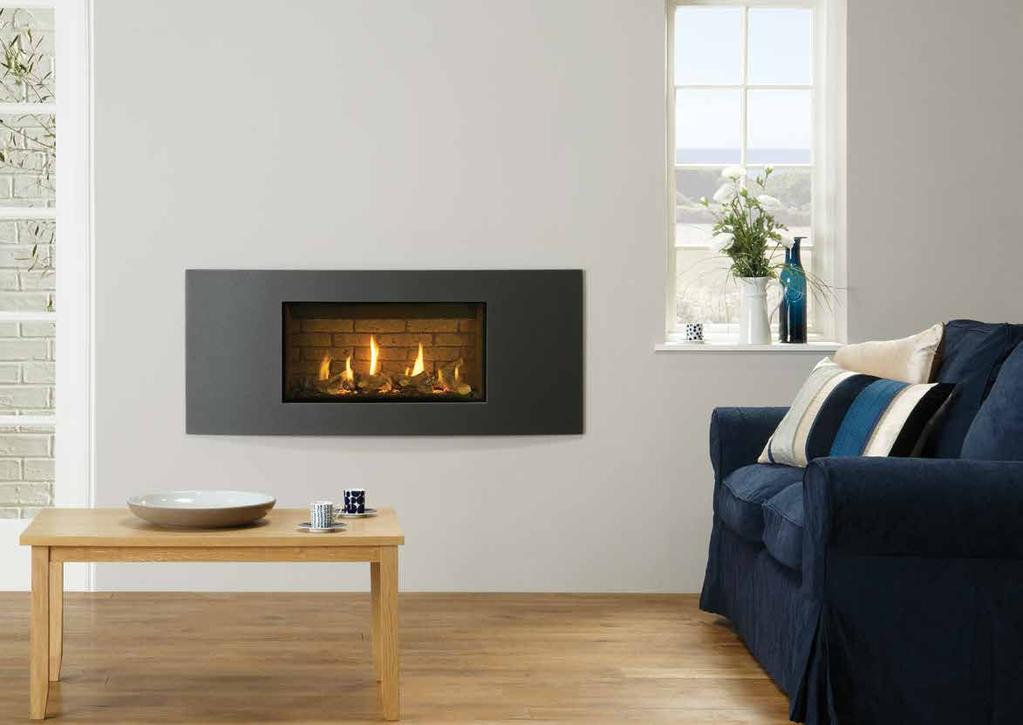 Studio Slimline This new slimmer depth fire has been created to allow an easier, quicker and more cost effective installation option for many homes, whilst still retaining all