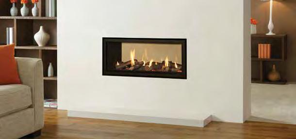 Available in the popular Studio 2 size, this dual space fire is a much desired solution in having the best of both worlds.