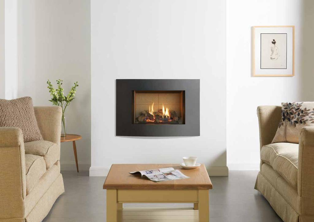 Riva2 500 With proportions thoughtfully designed to fit a standard 22 British fireplace opening and offered with a selection of stunning frames, the Riva2 500 has the