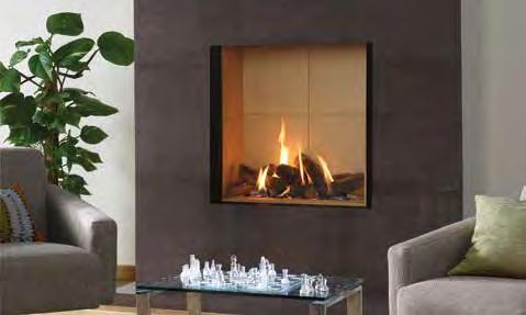 carrying logs and removing ash, the Riva2 800 Edge offers high efficiency in a frameless gas fire.
