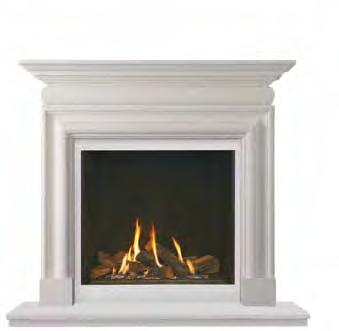 Riva2 800 Stone Mantels (continued) Sandringham with Vermiculite lining Georgian Roundel with Vermiculite lining Cavendish Bolection with Black Reeded lining Whatever your choice of stone mantel, the