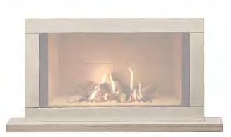 To maximise your fire as a centrepiece on the wall, opt for the Icon frame with a highly reflective black glass finish that is sure to attract the eye and add a touch of glamour and opulence to your