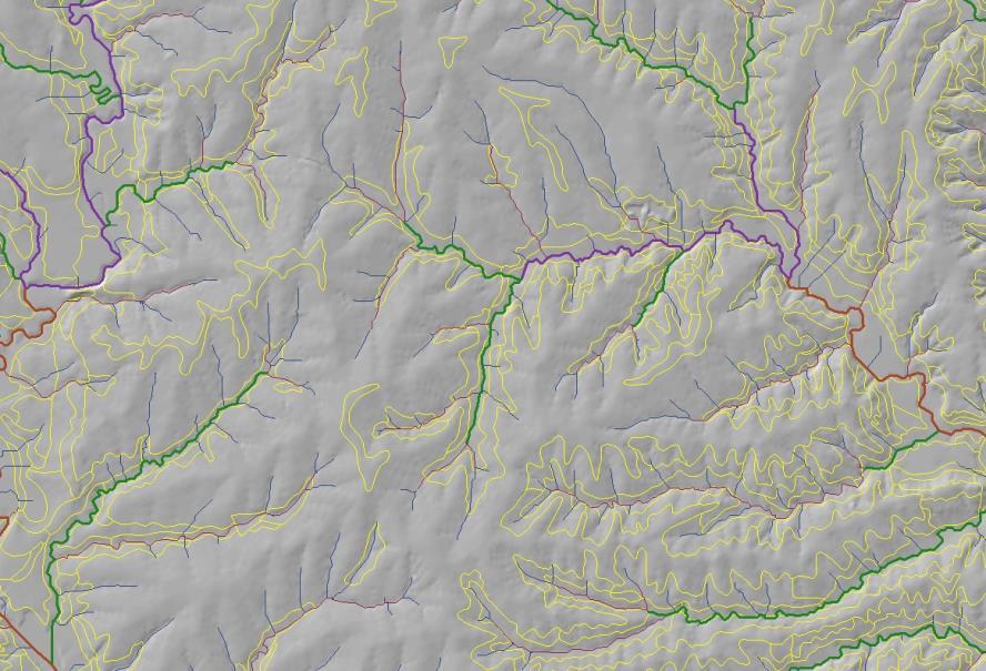Map Unit Polygons Also Occupy Landscape Positons in the Watershed SSURGO Geomorphic Descriptions