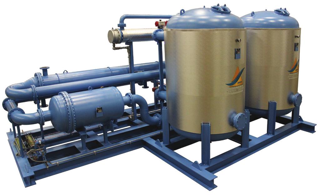 World Leader in Regenerative Dryer Technology Optimum Performance Features for the HC The outlet dew point from any heat-of-compression dryer is based in large part on the discharge temperature of