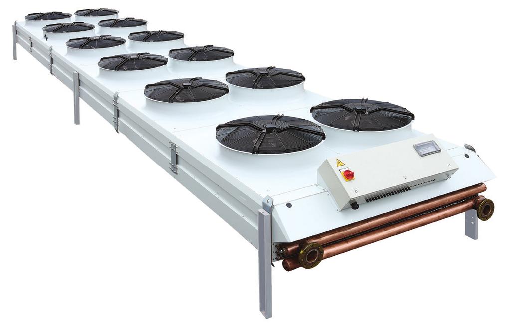 Sustainable Energy Solutions OPERA DRY COOLER/CONDENSER Capacity: Up to 1100 kw This dry cooler cools fluids and generators or provides free cooling.