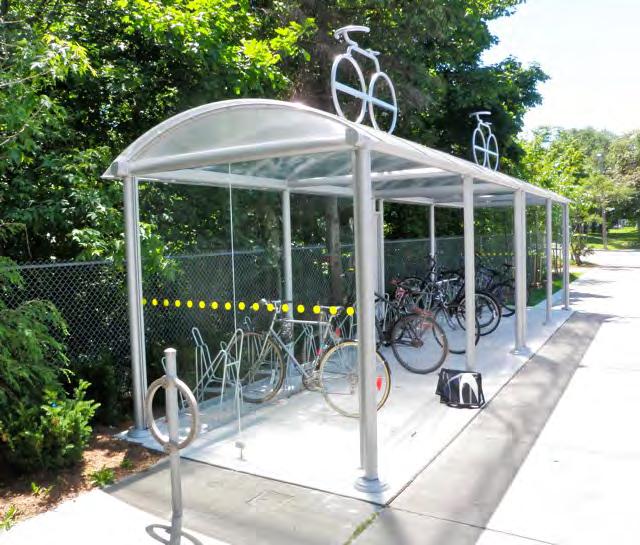 Less space-consuming variations such as bike posts, bike rings, and bike racks will be located throughout the City Centre, while enhanced facilities, such as bike lockers and bike stations will be