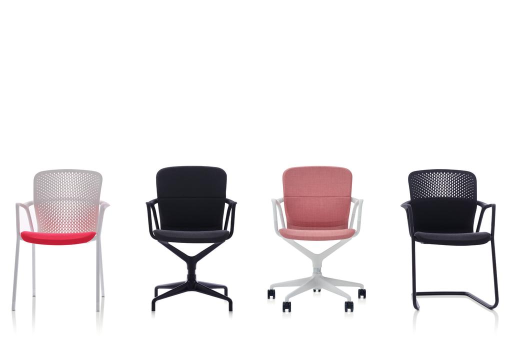 Cradles your body with 10 degrees of movement for extra comfort Keyn Chair Group Designed by forpeople Meetings are a constant feature of every office worker s day.