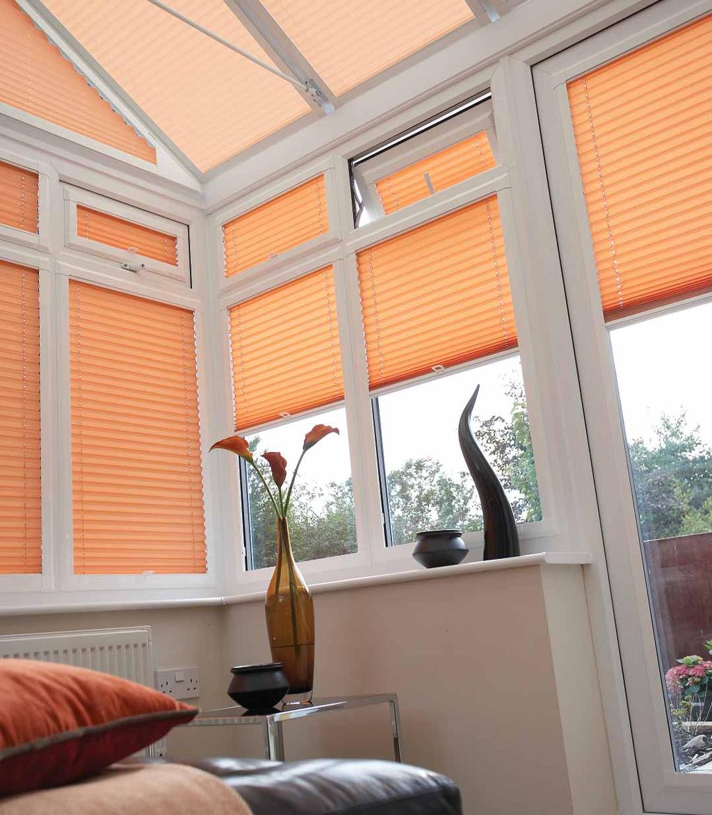Perfect Fit pleated window and roof blinds Louvolite Perfect Fit. Ask for it by name.