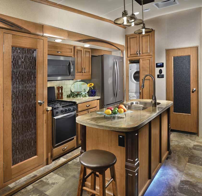 A TRAVELER S DREAM - The 38FBD floorplan offers luxury features that make RV ownership a pleasure.