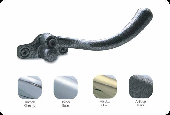 Dummy Stays also available Create a perfectly matching heritage window Key locking & Security enabled Espagnolette Handle Die cast aluminium