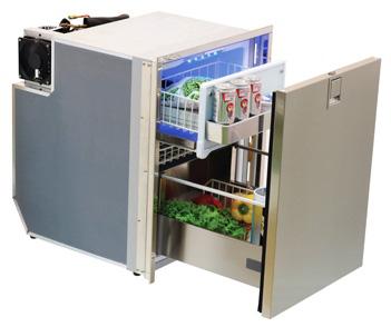 Stainless Steel Drawer Marine Refrigerators and Freezers DRAWER 85 Stainless Steel The DR 85 freezer is an 85 liters capacity stainless steel front opened drawer refrigerator.