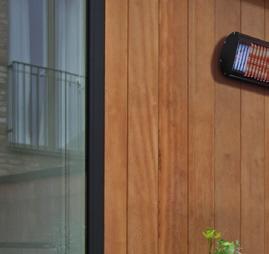 Campos patio heater Beautifully designed remote control IR
