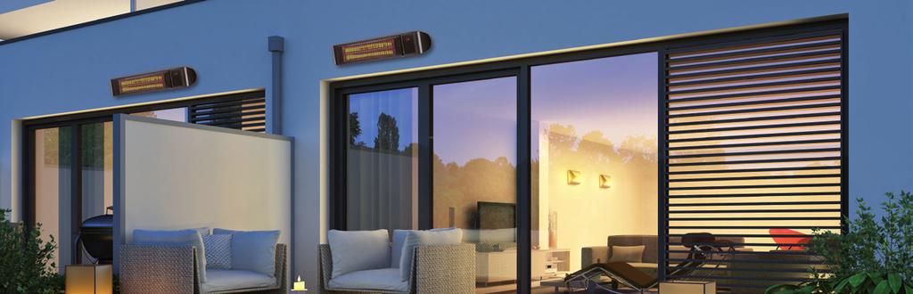 Picafort patio heater Beautifully designed remote control IR remote included, control without