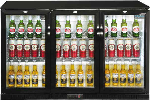 Triple Door Back Bar Coolers Keep your best sellers chilled and ready to serve with these back bar coolers.
