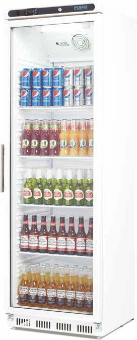 POLAR PLUS Our most energy efficient range, with units rated as high as energy class A, the Polar Plus fridges benefit from fan assisted cooling and lockable doors, whilst the sleek white PS interior
