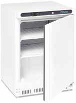 Undercounter Fridge or Freezer Lockable undercounter units with electronic controller, digital temperature display and rear castors for manoeuvrability.