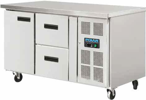 Counter Fridges with 2 Drawers Space efficient commercial refrigeration units which can provide additional counter space.