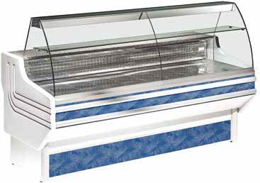 Jinny Deli & Butcher Serve Over Counters 1500mm Deeper counter and large display deck. Deli counter is suitable for cooked meat, delicatessen products and sandwiches.