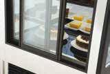Curved Glass Deli Display Unit 1275mm 915mm Attractive glass fronted display unit ideal for displaying cakes, pastries and sandwiches and other fresh goods.