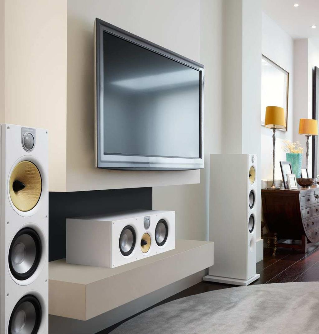 Home theatre packages The new 600 Series is ideal for audiophile stereo listening, but speakers from the range can be teamed together for a stunning home theatre experience.