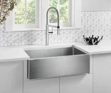 BLANCO Stainless Steel Apron Front Sinks Timeless material. Contemporary designs.
