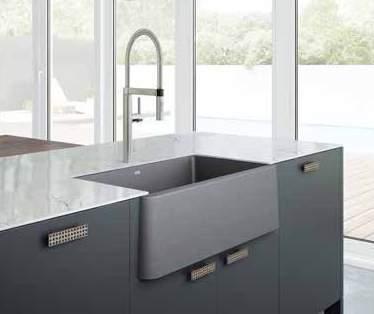 BLANCO SILGRANIT Apron Front Sinks The first apron front of its kind.