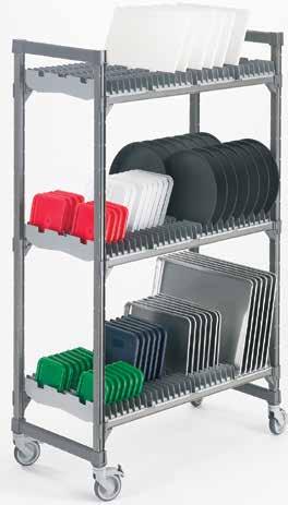 Sanitary storage and easy access. Maximize holding space.