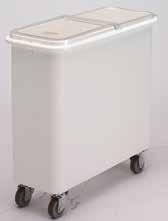 Camcrisper Ingredient Bins Self-contained system for storing, washing and transporting