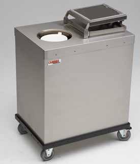 Temperature Maintenance and Traytop Meal Delivery System Camtherm Plate Heater Hot food tastes best and stays hot longer when served on heated plates.